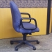 Steelcase Purple Patterned Adjustable Rolling Task Chair